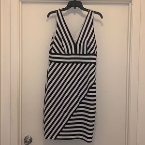 Bisou Bisou Michele Bohbot Black and White Dress